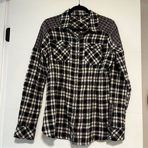 Free People | Plaid Button Up Shirt